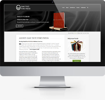 Oak Tree Fine Press Website - Raising funds for AIDS and HIV charities in Africa